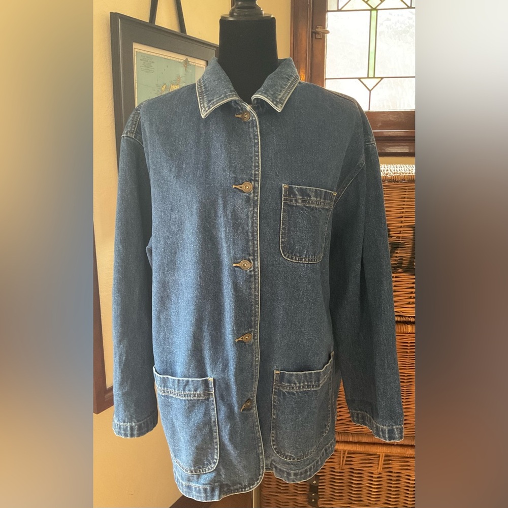 Liz Claiborne Denim Barn Coat - Picture 11 of 11